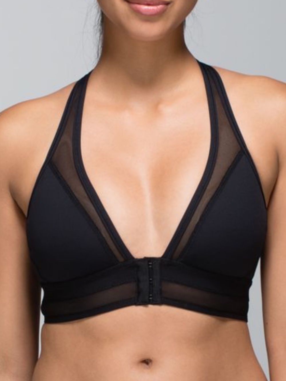 Lululemon Seek the Heat Sports Bra Black 8